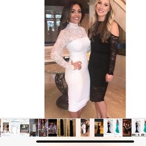 Nookie Long Sleeve Ivory Dress